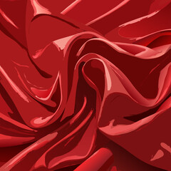 red silk background