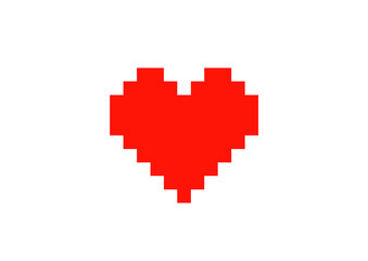 Obraz premium heart pixel