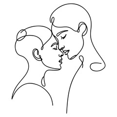 vector illustration of a couple