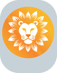 lion head vector illustration