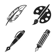 Writing and painting tools for creative expression