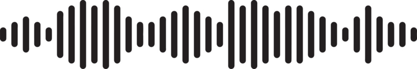 sound, wave, waveform, audio, music, signal, equalizer, graphic, design, black, white, abstract, technology, vibration, frequency, amplitude, soundwave, digital, communication, voice, recording, playb