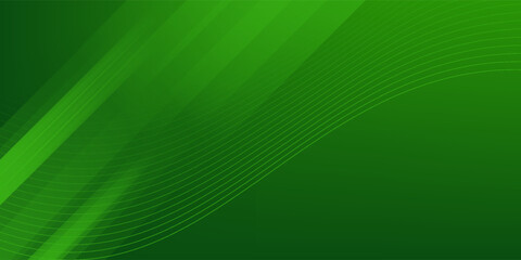 Abstract green sporty background template vector with shiny lines and lights. Green background with strong pattern design.Eps10 vector