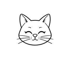 vector illustration of a cat