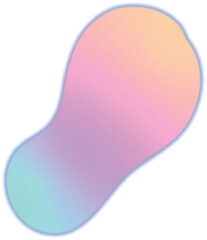 Gradient Blob with Pastel Color Scheme