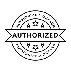 Authorised Dealer Badge Vector Icon