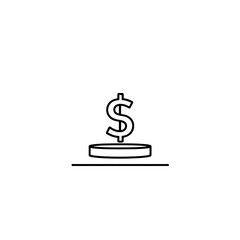 dollar sign icon