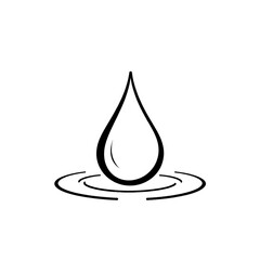 oil drop vector illustration