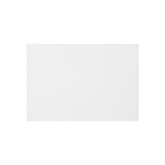 Blank white square paper or canvas mockup