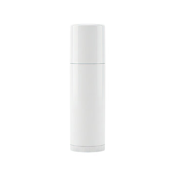 White lip balm tube for cosmetic mockup