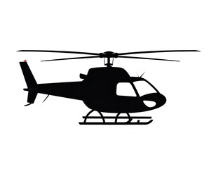 Silhouette of a helicopter (1)