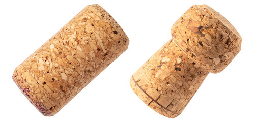 corks isolated on transparent background