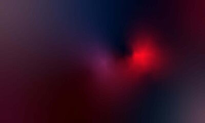 Abstract Glowing Nebula of Red and Blue Cosmic Light Forms