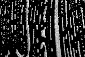 Decorative abstract black and white surface.  Decorative monochrome abstract texture with stylish contrast, suitable for digital templates and art prints.