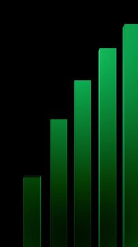 GREEN GRADIENT BARS