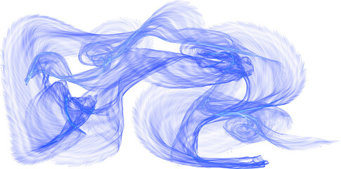 Bright Blue Abstract Swirling Light Trails Keywords: abstract, light, swirl, blue, energy isolated on a transparent background