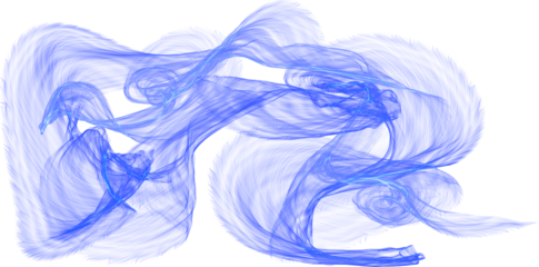 Bright Blue Abstract Swirling Light Trails Keywords: abstract, light, swirl, blue, energy isolated on a transparent background