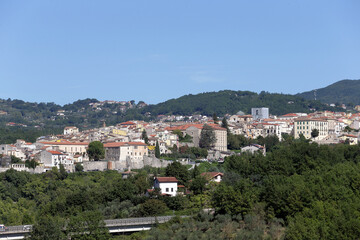 Obraz premium Isernia, Molise - Panoramic View of the Historic City