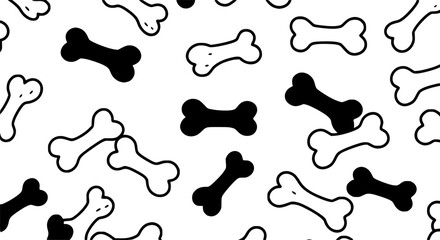 Vector illustration of the dog bones