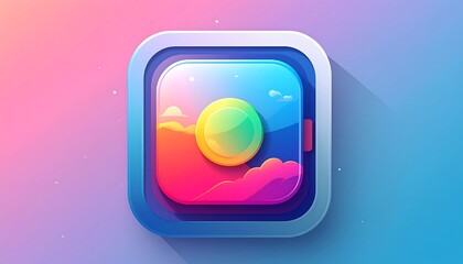 Colorful photo app icon