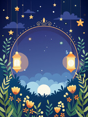 Happy Holiday greeting card. For cover, invitation template, wedding card, 