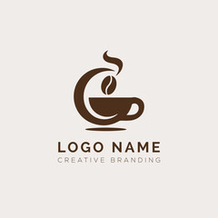 Letter C coffee logo