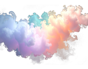 Steam condensation cumulus cloudy special effect 3d rendering png file