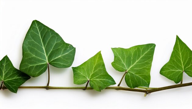 Wild Poison Ivy Climbing Vine Plant Toxicodendron Radicans Growing