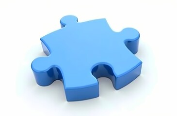 blue puzzle piece
