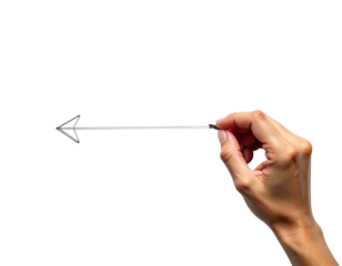 arrow marker isolated png mark hand draw