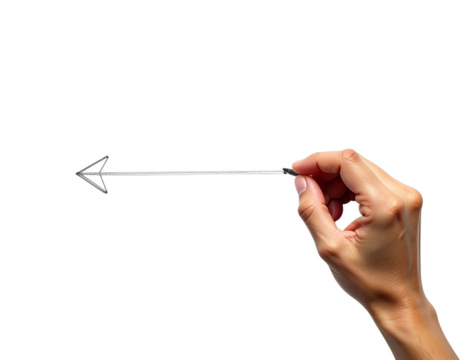 arrow marker isolated png mark hand draw