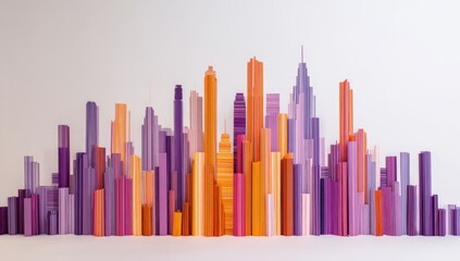 Abstract cityscape illustration