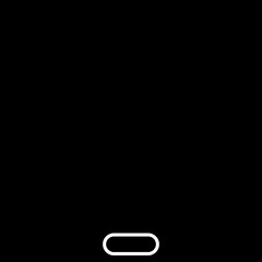 silhouette of a button in black