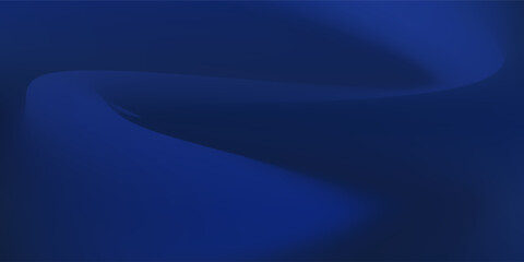 Abstract illustration of metallic dark blue background with smooth gradient and noise. Amazing ocean depth background.eps10