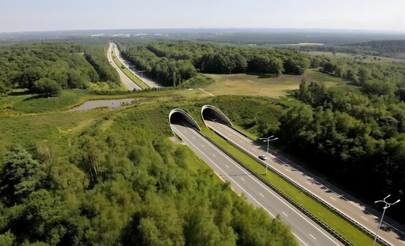 Over 200 animal species cross safely using ecoduct De Warande, a vital wildlife bridge ensuring habitat connection and ecological diversity