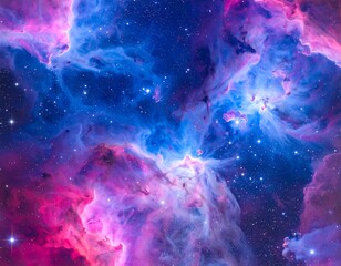 Vibrant nebulae in deep space (2)
