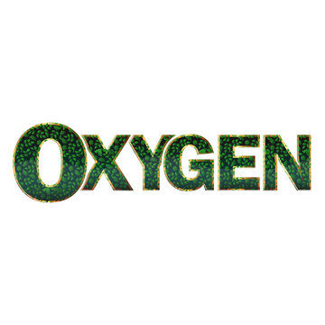 Oxygen 0&sup2; tree green text effect  png , oxygen logo, oxygen typography, nature treat text effect 