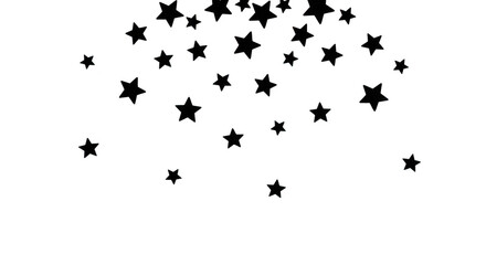 Obraz premium Abstract digital art with scattered white dots and lines on a dark background creating a starry night effect