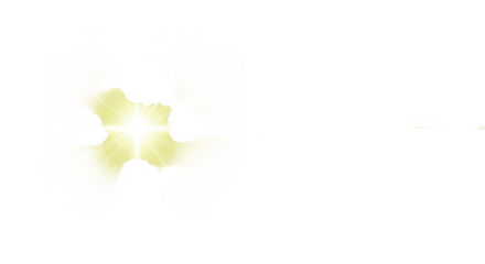 Abstract glowing yellow and gray amorphous shape against a stark black background