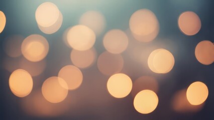 Obraz premium Soft warm bokeh lights create a magical, dreamy atmosphere perfect for celebrations and festive designs
