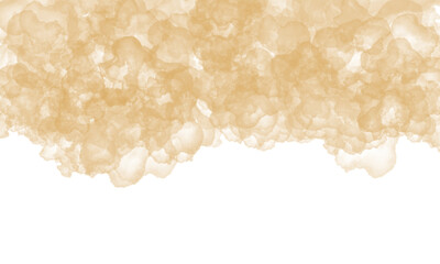 Golden smoke overlay PNG, abstract soft fog effect isolated on transparent background