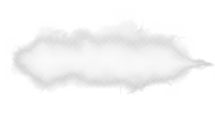 Abstract wispy white cloud formation against a stark black background with ethereal texture