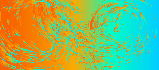 Abstract colorful background with circles