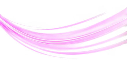 Abstract flowing pink and white light streaks against a dark black background creating a sense of movement