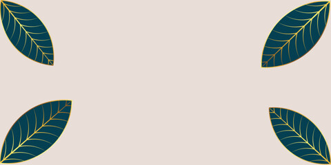 Hand-drawn botanical ornament with leaves. Trendy abstract monochrome print. Fashionable vector template for your designs.