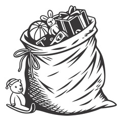 hand drawn vector illustration of an apple