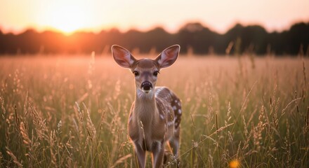 fallow deer in the meadow