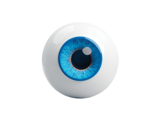 Eye View  icon. 3D isolated on transparent background, Clipart png
