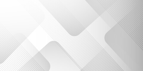 Modern elegant white gray banner background with creative design and shiny lines.Abstract white and grey triangle overlay texture background.white and grey glossy squares abstract tech banner design.