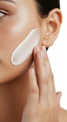 A pair of black sneakers with bright green interior lining, displayed on a concrete surface under natural light